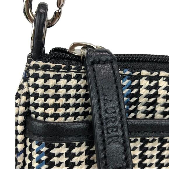 Ralph Lauren Monogram Houndstooth Canvas Mini Bag - Picture 4 of 16